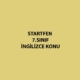 STARTFEN 7.SINIF İNGİLİZCE KONU